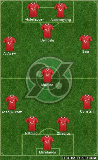 Hannover 96 Formation 2013