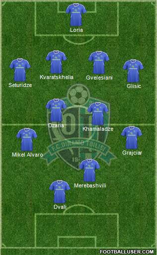 Dinamo Tbilisi Formation 2013