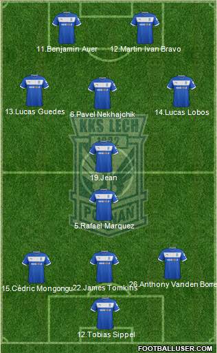 Lech Poznan Formation 2013