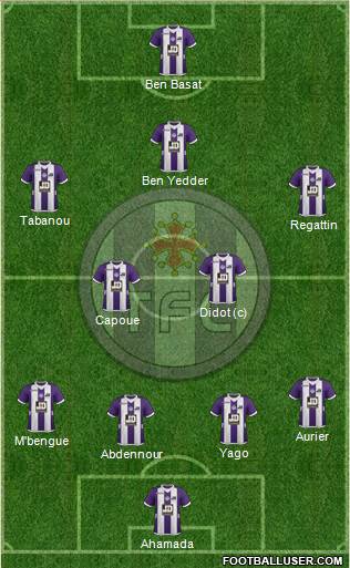 Toulouse Football Club Formation 2013