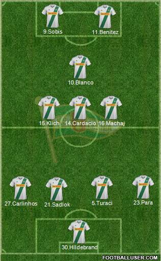 Lechia Gdansk Formation 2013