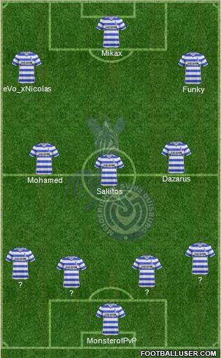 MSV Duisburg Formation 2013