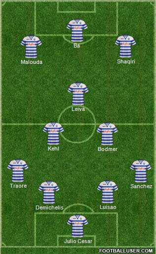 Queens Park Rangers Formation 2013