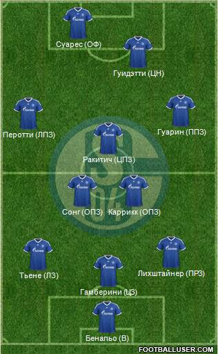 FC Schalke 04 Formation 2013