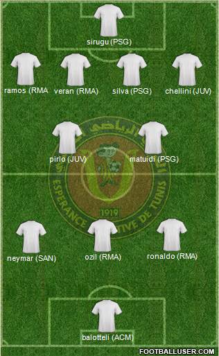 Espérance Sportive de Tunis Formation 2013