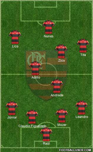 CR Flamengo Formation 2013