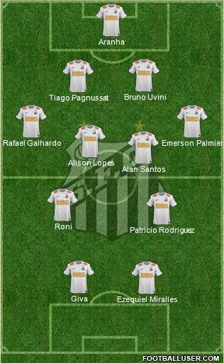 Santos FC Formation 2013