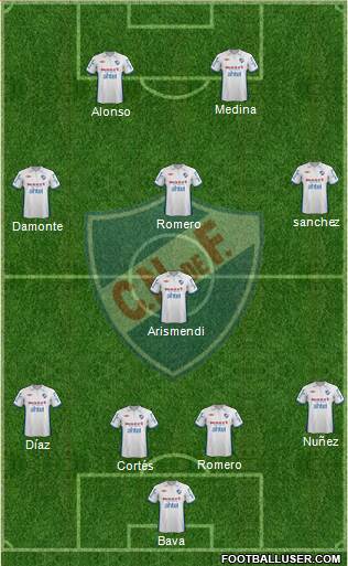 Club Nacional de Football Formation 2013