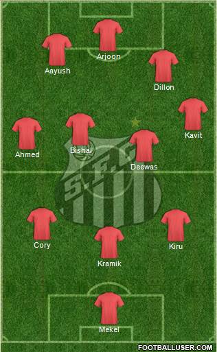 Santos FC Formation 2013