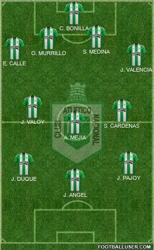 CDC Atlético Nacional Formation 2013