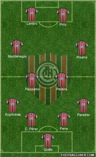 Chacarita Juniors Formation 2013