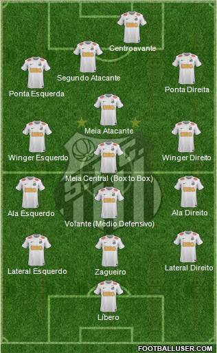 Santos FC Formation 2013