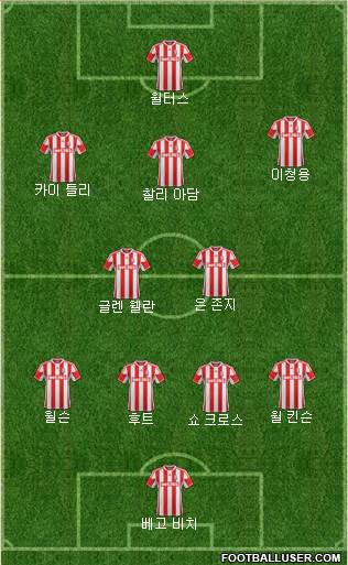 Stoke City Formation 2013