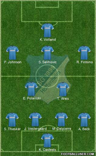 TSG 1899 Hoffenheim Formation 2013