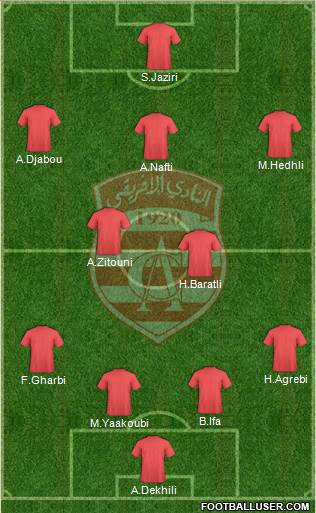 Club Africain Tunis Formation 2013