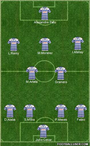 Queens Park Rangers Formation 2013