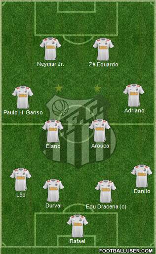 Santos FC Formation 2013