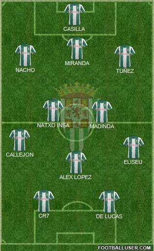 Córdoba C.F., S.A.D. Formation 2013