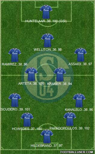 FC Schalke 04 Formation 2013