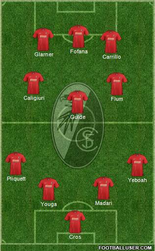 SC Freiburg Formation 2013