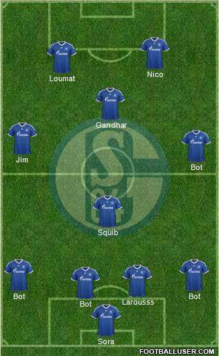 FC Schalke 04 Formation 2013