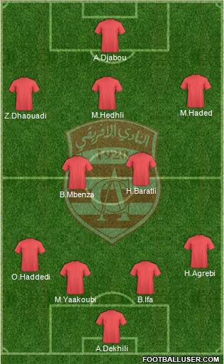 Club Africain Tunis Formation 2013