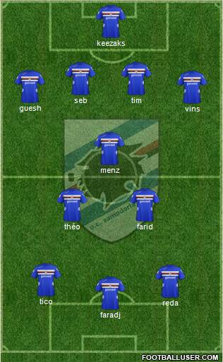 Sampdoria Formation 2013