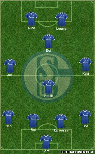 FC Schalke 04 Formation 2013