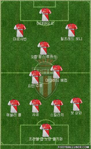 AS Monaco FC Formation 2013