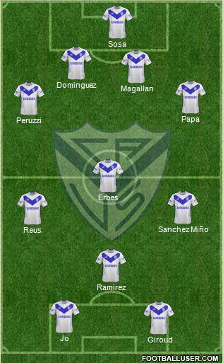 Vélez Sarsfield Formation 2013