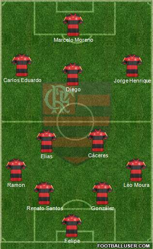 CR Flamengo Formation 2013