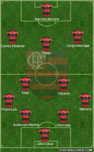 CR Flamengo Formation 2013