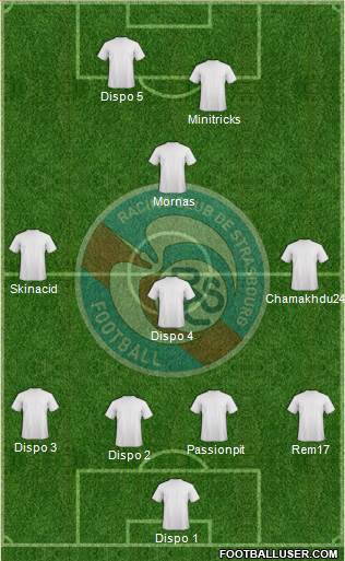 Racing Club de Strasbourg-Football Formation 2013