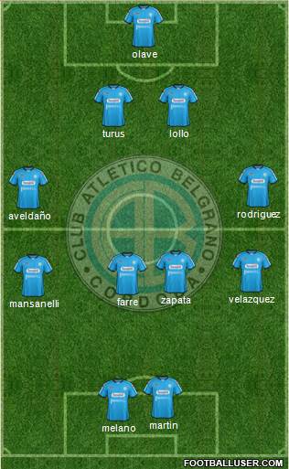 Belgrano de Córdoba Formation 2013