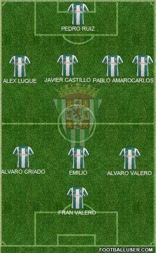 Córdoba C.F., S.A.D. Formation 2013