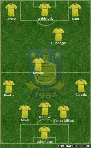 Brøndbyernes Idrætsforening Formation 2013