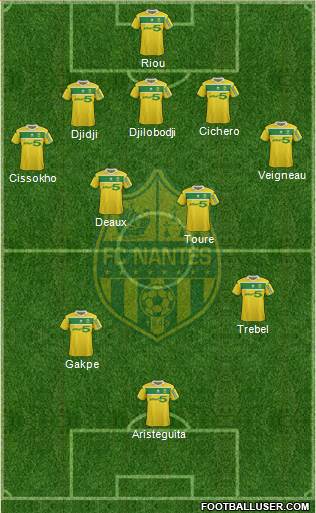 FC Nantes Formation 2013