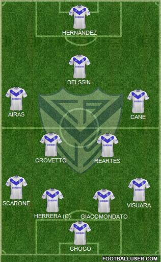 Vélez Sarsfield Formation 2013