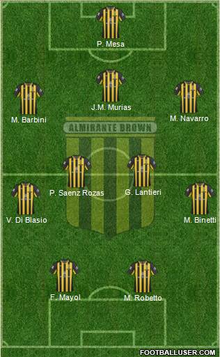 Almirante Brown Formation 2013