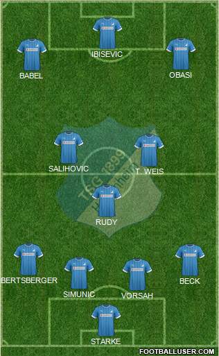 TSG 1899 Hoffenheim Formation 2013