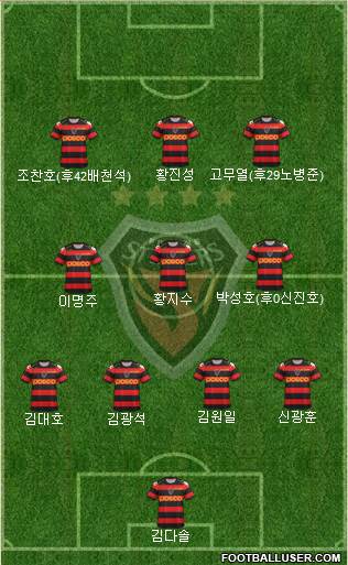 Pohang Steelers Formation 2013