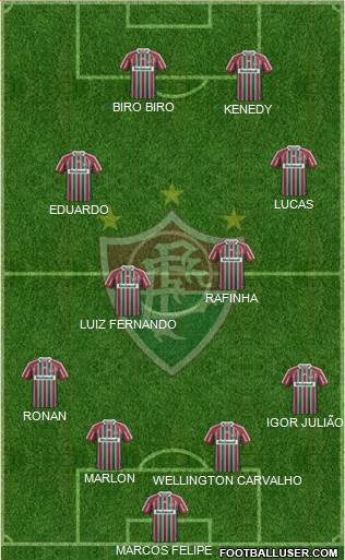 Fluminense FC Formation 2013