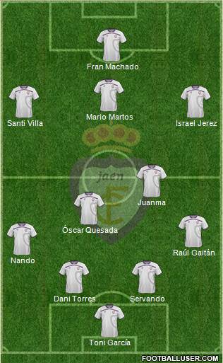 Real Jaén C.F. Formation 2013