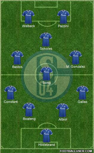 FC Schalke 04 Formation 2013