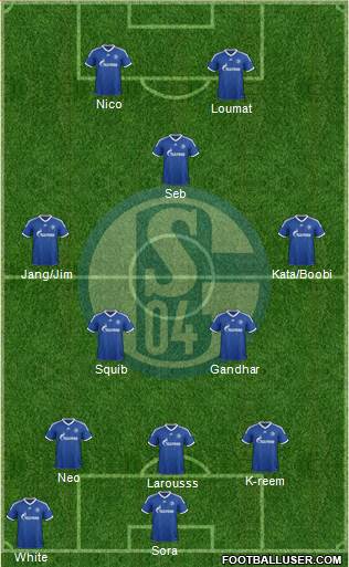 FC Schalke 04 Formation 2013