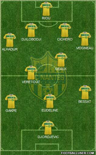 FC Nantes Formation 2013