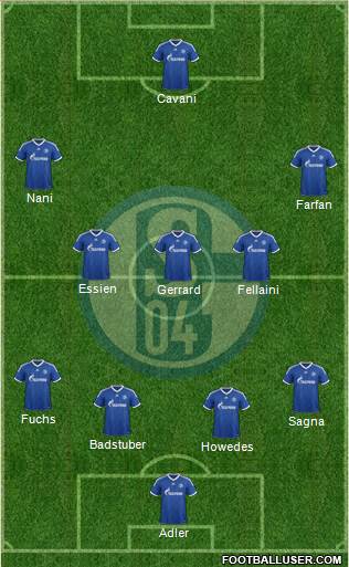 FC Schalke 04 Formation 2013