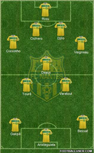 FC Nantes Formation 2013