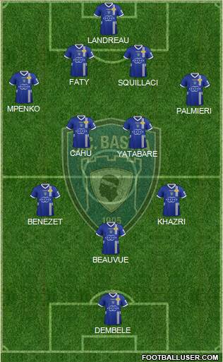 Sporting Club Bastia Formation 2013