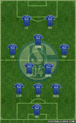 FC Schalke 04 Formation 2013